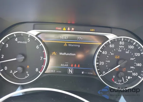 2021 Nissan Sentra Sv Xtronic Cvt z USA, uszkodzony, nr VIN 3N1AB8CV5MY290741